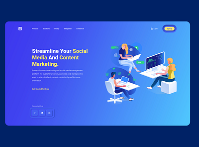 Landing Page Template (Soft UI or Neumorphism) beauty blogger branding clean clean design design design concept designconcept ui uidesign ux uxdesign webdesign website website design