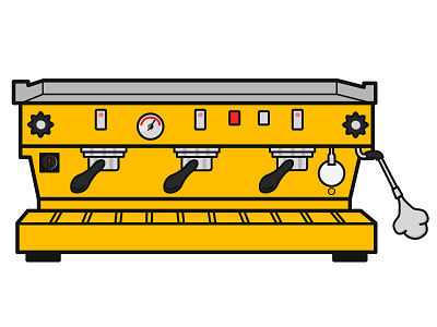 Espresso Machine design illustration vector vector art