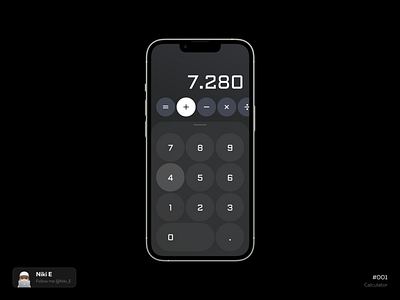 Calculator calculator calculator concept calculator design concept daily ui design design app efimtsev efimtsev design mobile app mobile app design niki e