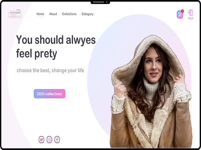 fashion landing page