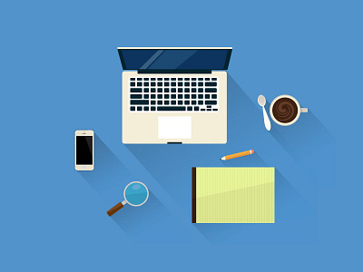 Desktop Scene by Jesse Mauro on Dribbble