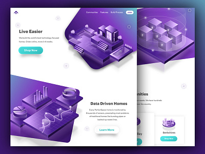 Smart Home Landing Page v01