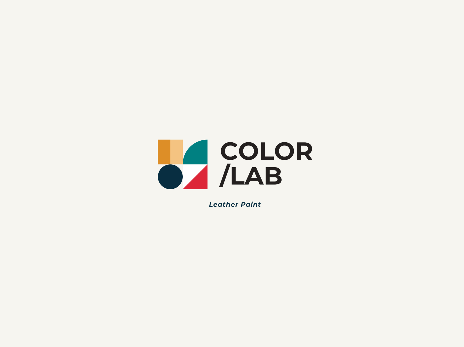 COLOR/LAB Leather Paint Logo by Hilal Nur Zaman on Dribbble