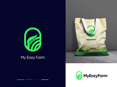 My Easy Farm Branding brand brand identity branding design flat illustrator logo logo design logo mark logodesign logos logotype minimal minimalist logo