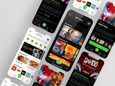 Nairabox App Design 2021 agency app boostrap color event app food app ios mobile app mobile app design movie app template ui ui ux uiux user experience user interface ux