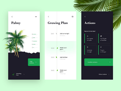 Green Land UX design mobile app ui design uiux