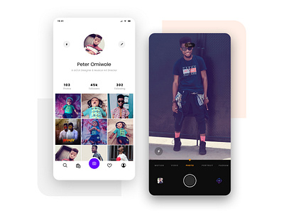 Photollery UI/UX interaction design interfacedesign invision invisionstudio photo uidesign uiux