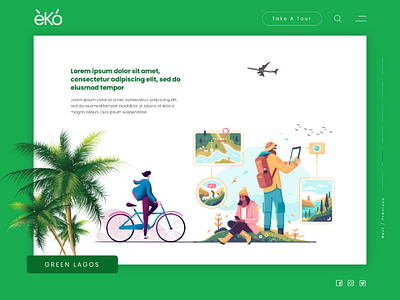 Lagos Travel and Tour branding experience illustration interaction logo tourism travel ui design uiux web design