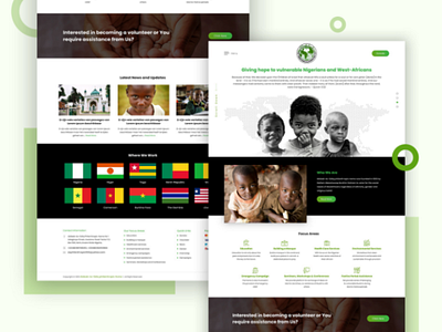 ASPH UI Design csr development dribblers illustration interactions philanthropic ui design user experience user interface web design website west africa