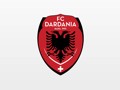 FC Dardania - Logo branding club design football graphic illustration logo