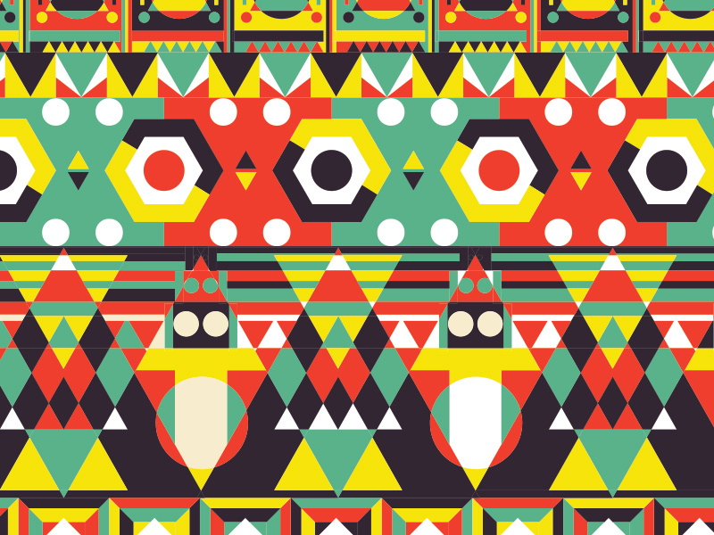 Poster Pattern 3 pattern colors illustration poster geometric vector