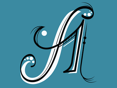 A is for... a alaphabet illustration lettering letters typography
