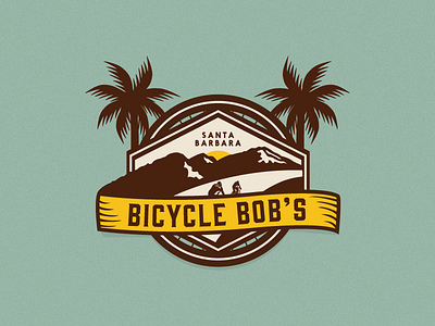 BB Logo bicycle bikes branding california identity illustration logo mark