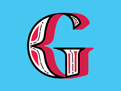 Glyphset 2014 Mark branding drop cap glyphset identity lettering letters logo mark milwaukee type
