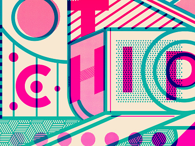 Why Make Sense? experimental geometrical gig poster linework music overlay pattern shapes thick lines typography