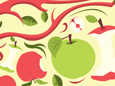 Bellamelo Package apples illustration package design