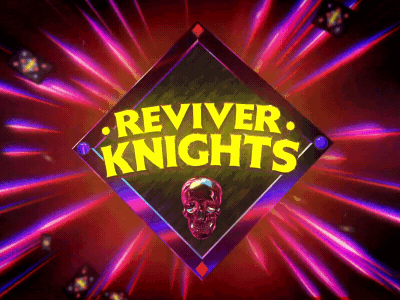 Reviver Knights Logo 80s after effects board game design fantasy ident logo motion graphics retro sting tabletop
