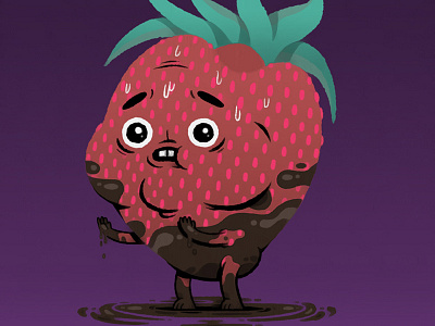 Strawberry_Boyfriend.JPEG illustration photoshop