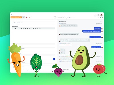 Launched v2 of SaladBowl! content management system crm design ui ui ux web