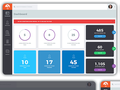 Work Force CRM content management crm design staffing ui ui ux ux web