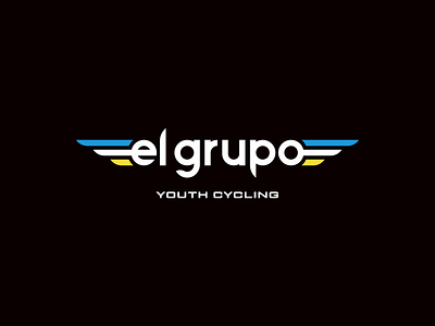 El Grupo Youth Cycling branding cycling logo typography