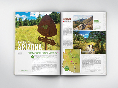 Trekking Arizona arizona editorial magazine