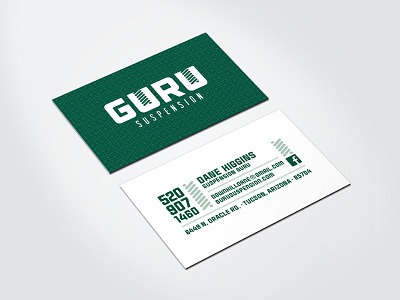 Guru Suspension Business Cards business card collateral