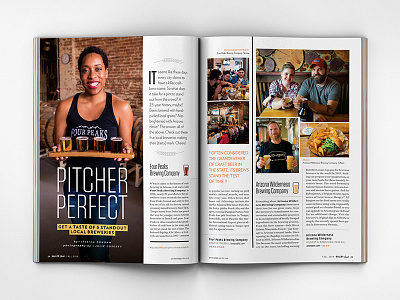 Pitcher Perfect beer editorial feature magazine