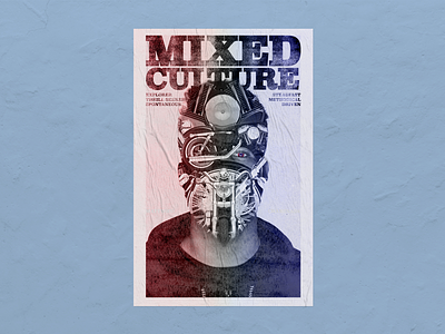 Mixed Culture photography poster typography