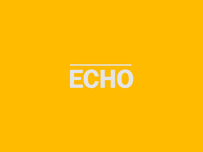 Echo wordmark