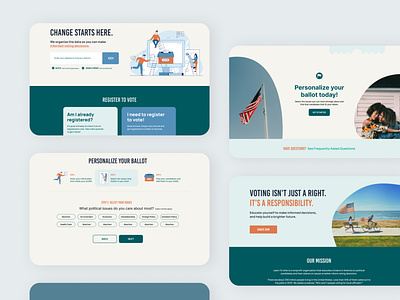 Learn to Vote branding dashboard illustration minimal ui ux web website website design wesbite