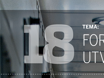 Excerpt From a Magazine Index grey typography