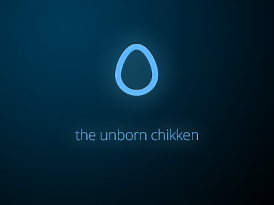 the unborn chikken - desktop background background blue screen