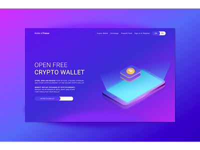 Crypto Wallet crypt design graphic wallet web