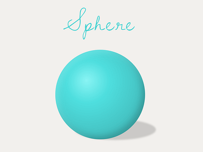Sphere design material realistic sphere