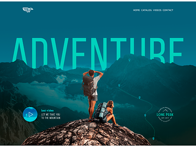 Adventure adventure designe tourism web