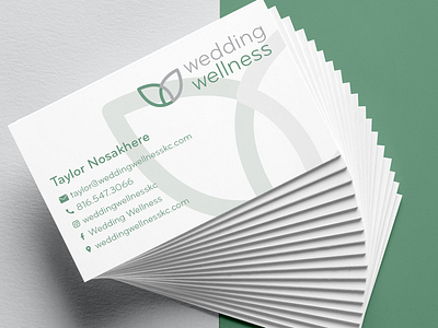 Wedding Wellness Business Cards