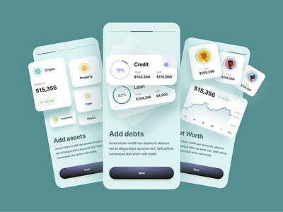 Bank app bank branding concept design fintech illustration onboarding profile ui wallet