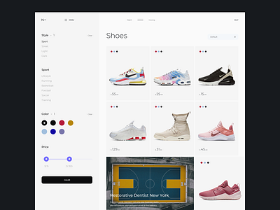 H+ UI Kit animation art branding clean concept dailyui design ecommerce flat shoes shop sketch store ui user inteface ux uxdesign vector web website