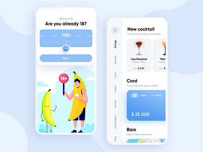 Not today, banana! animation art branding clean concept dailyui design ecommerce flat relax shop sketch store ui user inteface ux uxdesign vector web website