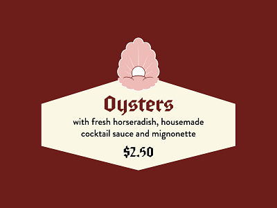 Heavenly Oysters branding design illustration oyster restaurant seafood type
