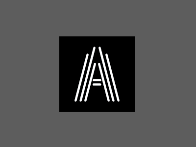New "A" a brand logo mark