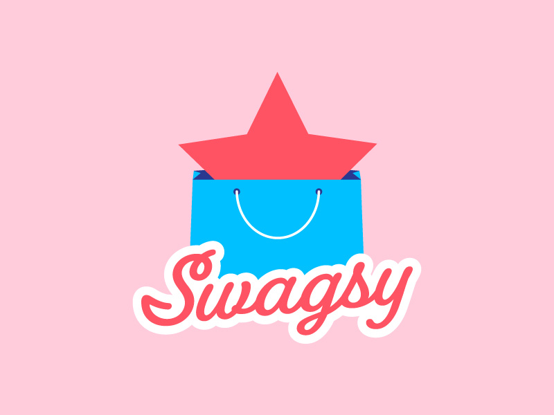 Swagsy star bag branding identity logo