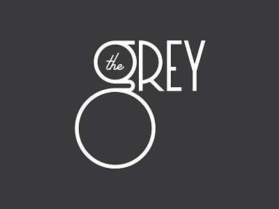 The Grey - Feedback wanted! grey letters logo