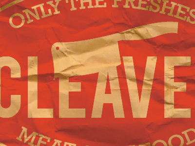Only The Freshest bebas fonts logo logotype paper red rockwell texture type typography