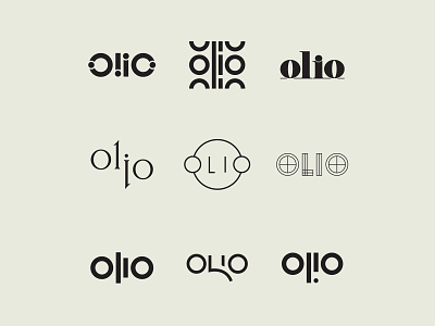 Olio - RIP Logos brand branding identity logo mark type typography