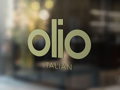 Olio Main Logo branding identity logo