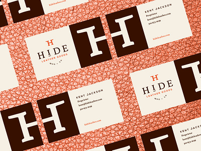 Hide - Business Cards branding business cards collateral design identity logo mark type
