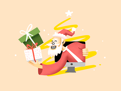 Christmas is here! 2020 app branding business christmas christmas2020 design holidays icons illustration netbramha seasons greetings ui ux website