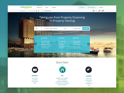 Property Search Homepage